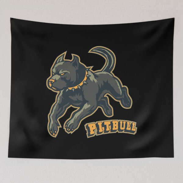 Item preview, Fearless Pitbull Attack Pose designed and sold by Boogosh.