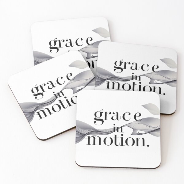 Item preview, Grace in Motion – Abstract Elegant Movement Quote designed and sold by Irene Catchmind.