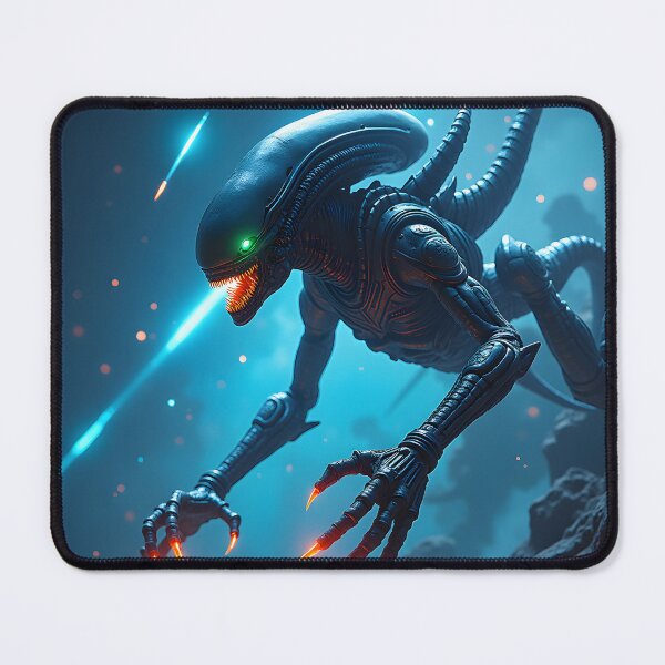 Item preview, Alien Predator – Biomech Monster in Space Cliff Showdown designed and sold by TeeWyrm.
