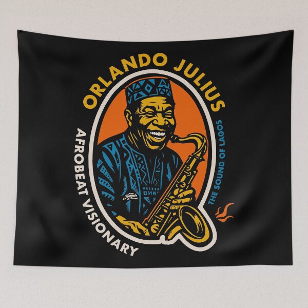 Item preview, Afrobeat Sax Master Orlando Julius designed and sold by Boogosh.