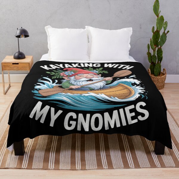 Item preview, Canoe Gnomes Funny Saying Paddling Kayaking Kayak designed and sold by savrmiller.
