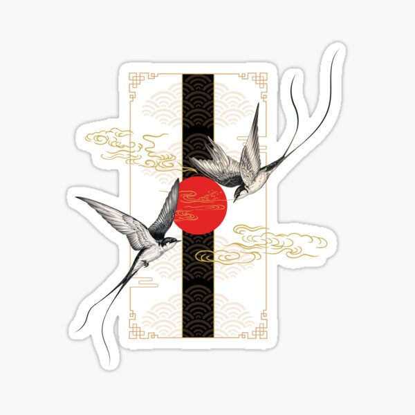 Item preview, Aesthetic Swallows designed and sold by Inkception.