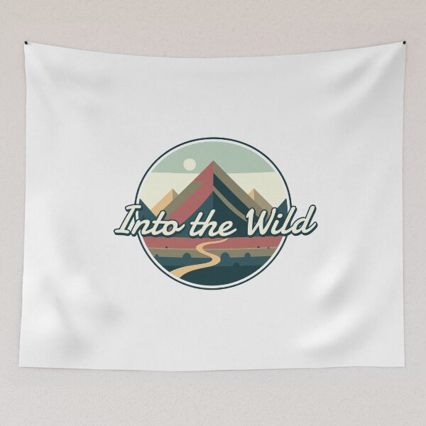 Item preview, Into the Wild Vintage Mountain Scene designed and sold by TurtleDojo.