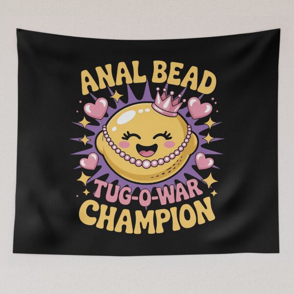 Item preview, Bead Tug O War Champion Naughty Adults Gag Joke designed and sold by savrmiller.