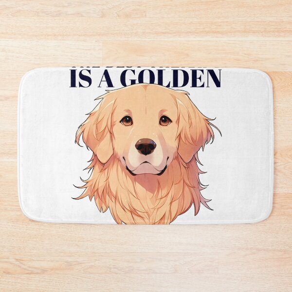 Item preview, The Best Therapy Is a Golden Retriever designed and sold by TurtleDojo.