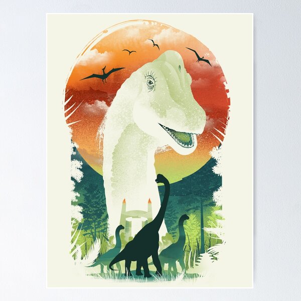 Item preview, Ukiyo Brachiosaurus designed and sold by Dan Elijah Fajardo.
