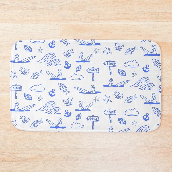 Item preview, summer surf patterns design designed and sold by salty arts design.