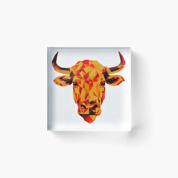 Item preview, Geometric Bull Head designed and sold by TurtleDojo.