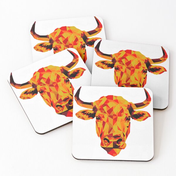 Item preview, Geometric Bull Head designed and sold by TurtleDojo.