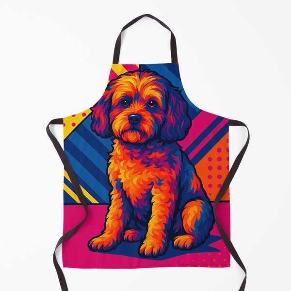 Item preview, Cavapoo Dog Colorful Vibrant Pop Art Style Portrait designed and sold by kakarikihill.