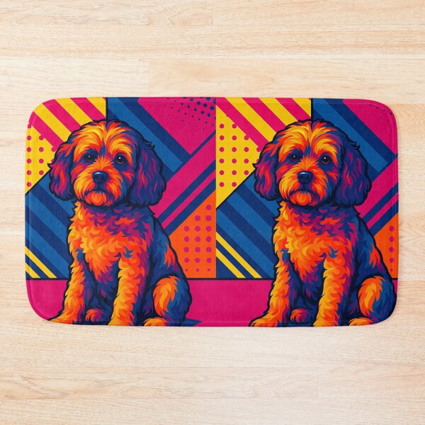 Item preview, Cavapoo Dog Colorful Vibrant Pop Art Style Portrait designed and sold by kakarikihill.