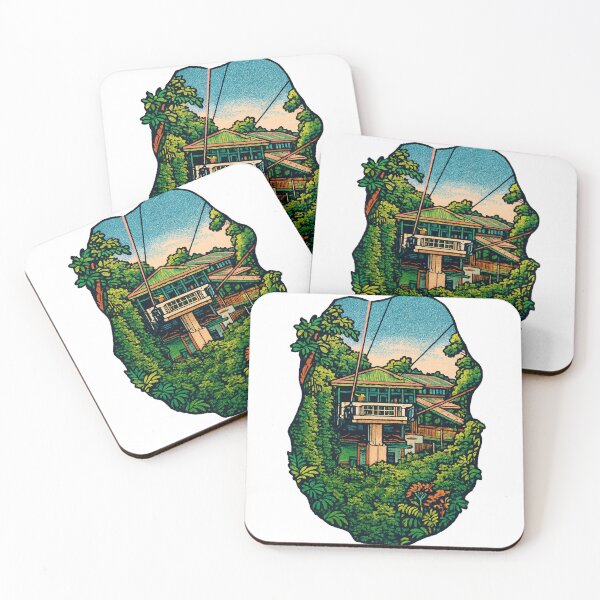 Item preview, Skyrail Station in the Rainforest | Tropical Cableway View designed and sold by GeEeN.