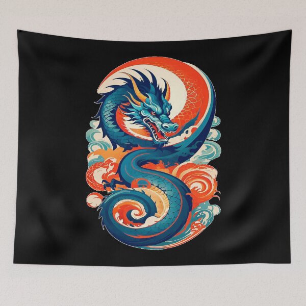 Item preview, Chinese Fire Dragon! designed and sold by Giulivo Store Graphic.
