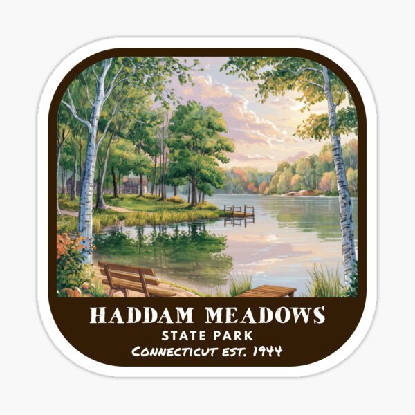 Item preview, Vintage Haddam Meadows State Park (Connecticut State Park) designed and sold by RabbitK.