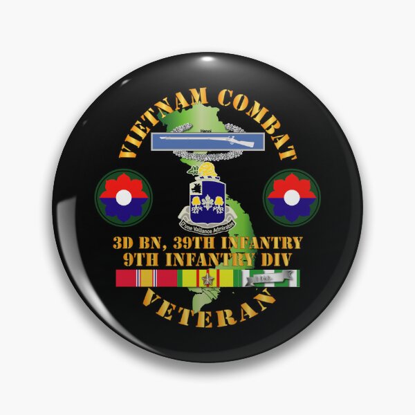 Item preview, Army - Vietnam Combat Infantry Veteran w 3rd Bn 39th Inf - 9th ID SSI designed and sold by Military Insignia Products.