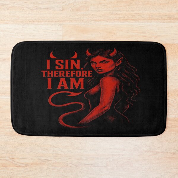 Item preview, I Sin, Therefore I Am – Devil Girl designed and sold by Red-Devil-Inc.