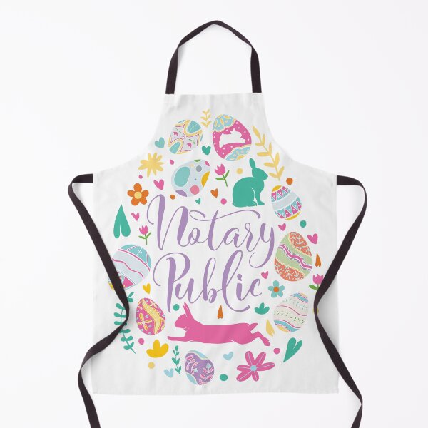 Item preview, Notary Public Easter Bunny and Colorful Eggs Spring Holiday Design designed and sold by NotaryLife.