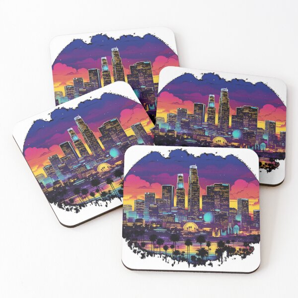 Item preview, Radiant Horizon: Los Angeles at Sundown designed and sold by Printinkverse.