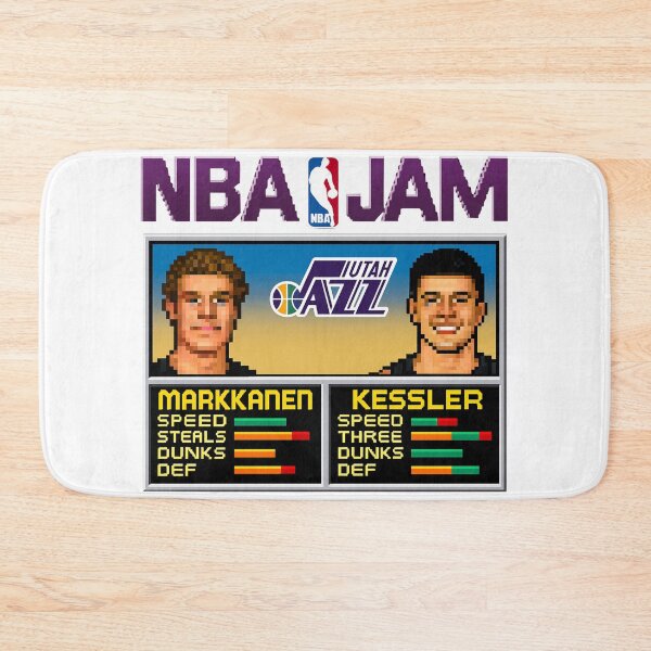 Item preview, Markkanen and Kesler NBA Jam Utah Jazz designed and sold by FromTheTerraces.