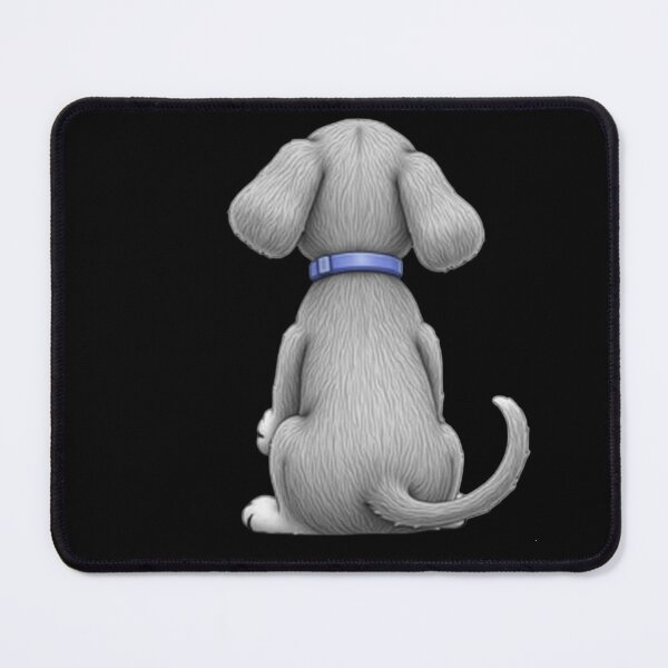 Item preview, Lonely Puppy from Behind – Cute Cartoon Dog Art designed and sold by Prapan.