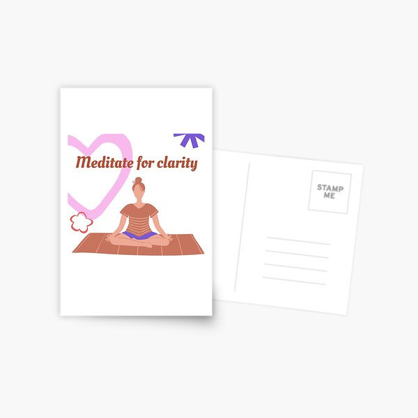 Item preview, Meditate for Clarity | Stoicism Philosophy, Daily Stoic Life designed and sold by LexaArtworks.