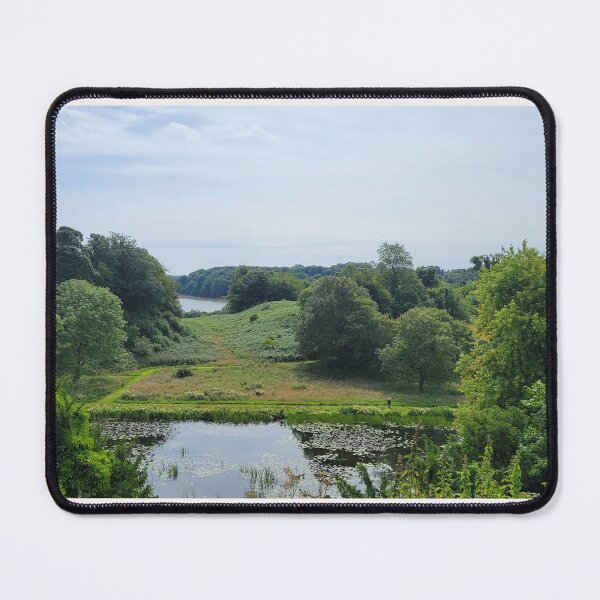 Item preview, Landscape image of beautiful greenery and pond designed and sold by CholiBe.