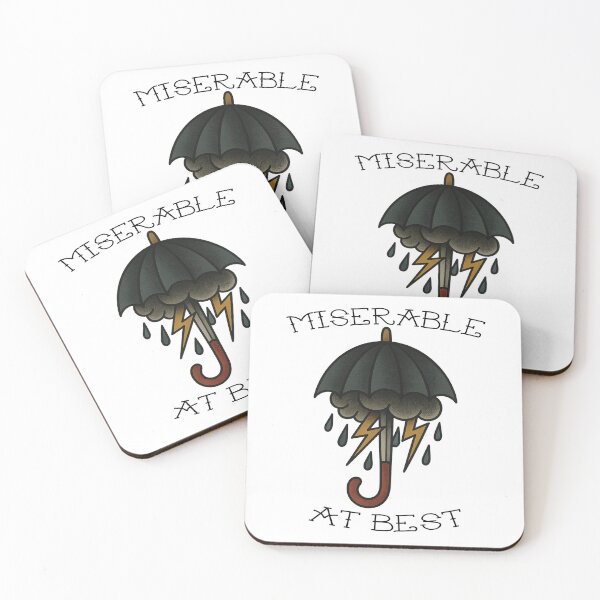 Item preview, Miserable At Best - Graphic designed and sold by Trad and Sad.