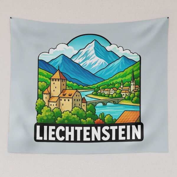 Item preview, Liechtenstein - Alpine Majesty designed and sold by Myra365Art.