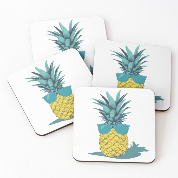 Item preview, Tropic Mood Cool Pineapple Sunglasses Summer Art designed and sold by AdamGierczyk.