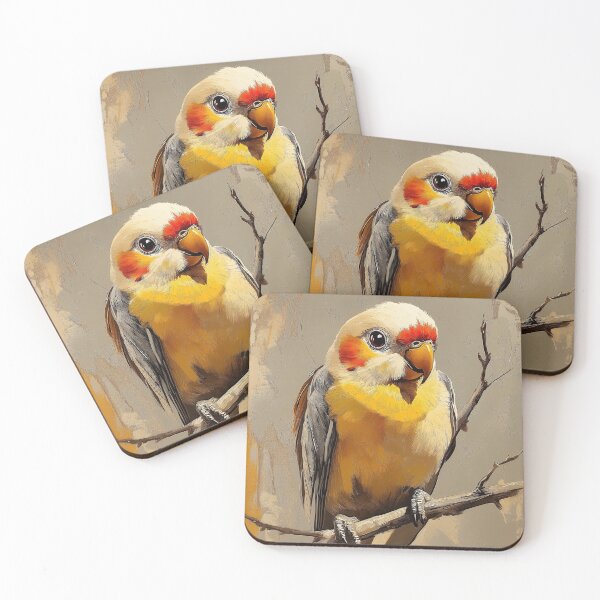 Item preview, Stunning Lovebird Painting for Home & Office designed and sold by LazyOwlStore.