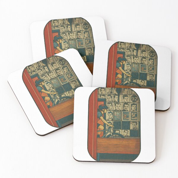 Item preview, Urban Cyclist 92 | Retro Portrait Wall - Vintage Biker Art designed and sold by GeEeN.