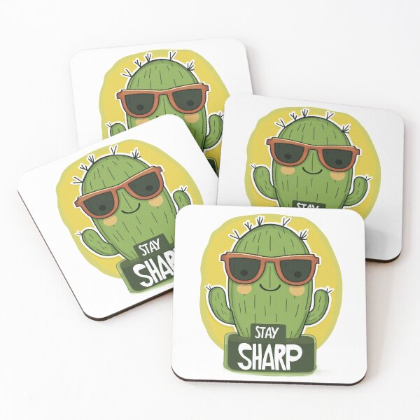 Item preview, Arte motivacional con gafas de sol de cactus que te mantienen alerta y fresco designed and sold by AdamGierczyk.