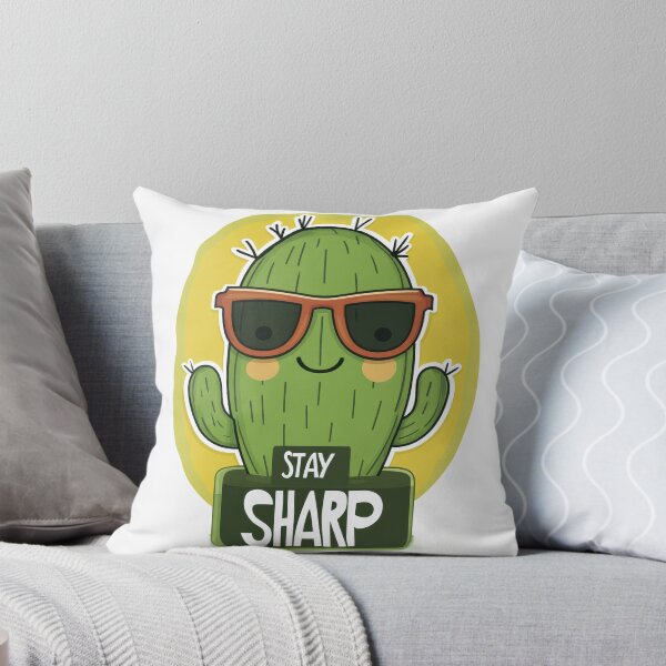 Aperçu de l'œuvre Restez vif et cool avec des lunettes de soleil cactus. Art motivant créée et vendue par AdamGierczyk.