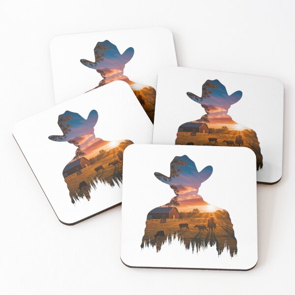 Item preview, Cowboy Sunset Silhouette designed and sold by WildHeart07.