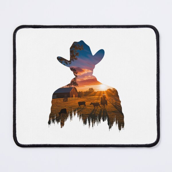 Item preview, Cowboy Sunset Silhouette designed and sold by WildHeart07.