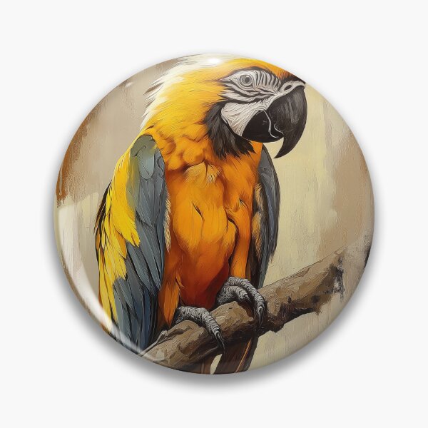 Item preview, Stunning Macaw Painting for Home & Office designed and sold by LazyOwlStore.