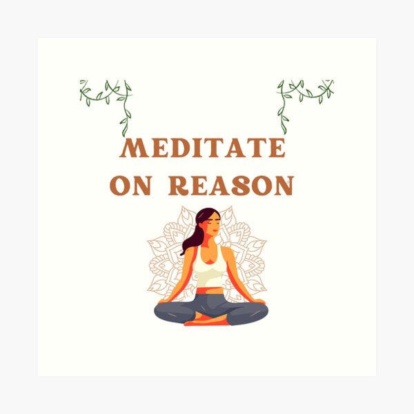 Item preview, Meditate on reason | Stoicism Philosophy, Daily Stoic Life designed and sold by LexaArtworks.