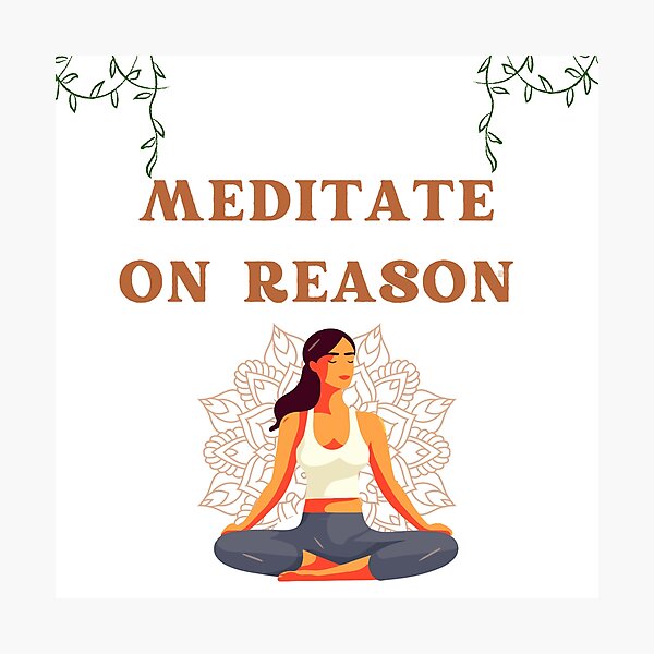 Item preview, Meditate on reason | Stoicism Philosophy, Daily Stoic Life designed and sold by LexaArtworks.
