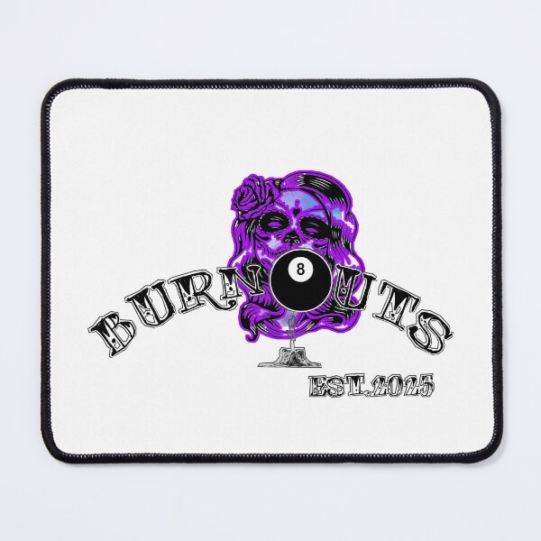 Item preview, Burnouts Purple Skull Babe – Goth Glow Edition designed and sold by xxxburnoutxxx.