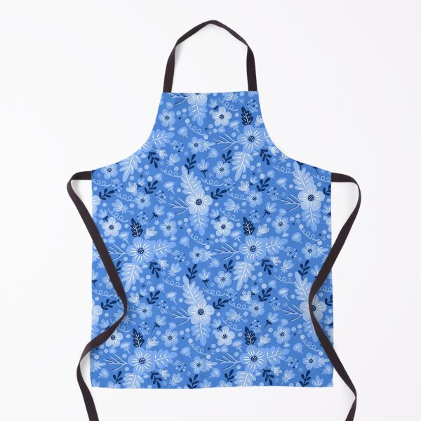 Item preview, Playful cute blooms - Blue palate designed and sold by Kaushlydraw.