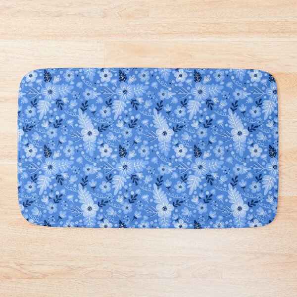 Item preview, Playful cute blooms - Blue palate designed and sold by Kaushlydraw.