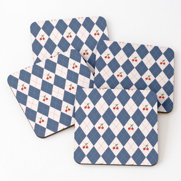 Item preview, Blue Argyle Pattern designed and sold by Tamas Das.