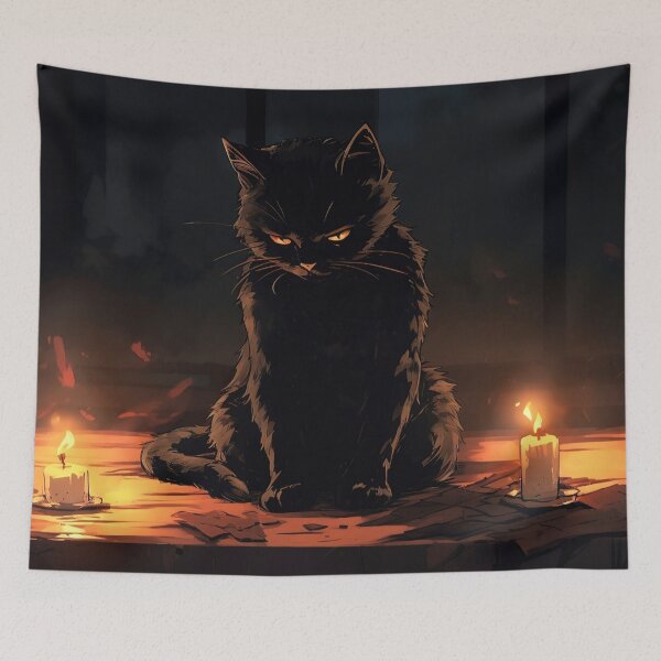 Item preview, mysterious cat Feline Art designed and sold by Josinta.