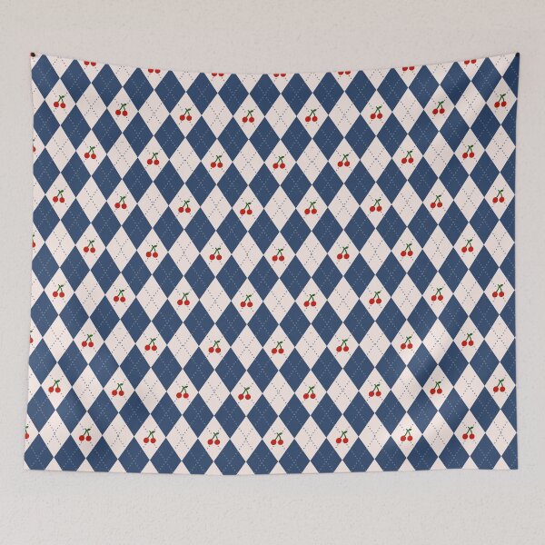 Item preview, Blue Argyle Pattern designed and sold by Tamas Das.
