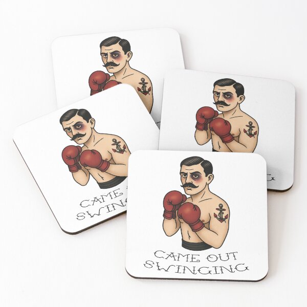 Item preview, Came Out Swinging - Graphic designed and sold by Trad and Sad.