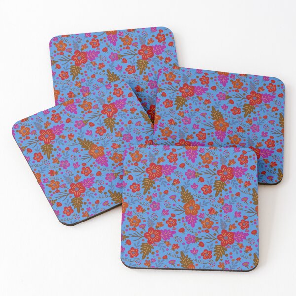 Item preview, Playful cute blooms - colorful designed and sold by Kaushlydraw.
