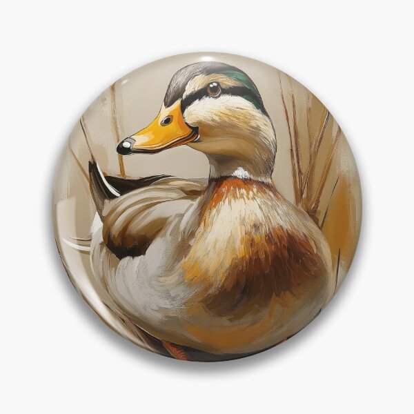 Item preview, Stunning Mallard duck Painting for Home & Office designed and sold by LazyOwlStore.