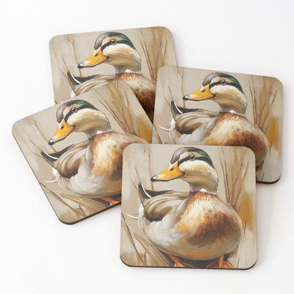 Item preview, Stunning Mallard duck Painting for Home & Office designed and sold by LazyOwlStore.