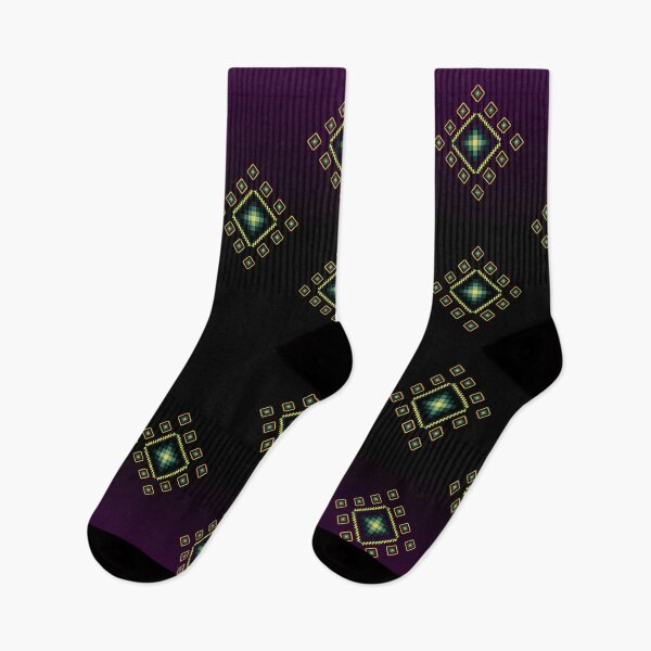 Item preview, Mystic Teal & Amethyst Pixel Art Seamless Pattern designed and sold by Khwanchai.