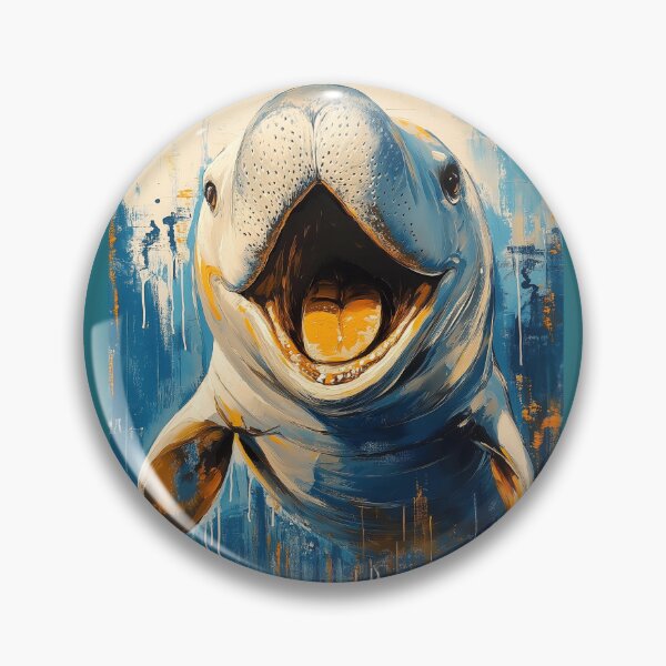 Item preview, Stunning Manatee Painting for Home & Office designed and sold by LazyOwlStore.